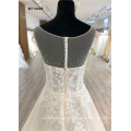 Vestido de novia del vestido de novia de la boda de Guangzhou A-line para las mujeres